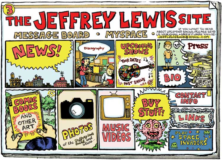 The Jeffrey Lewis website