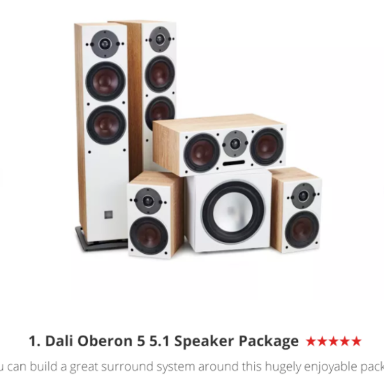 DALI丨OBERON 5荣获What Hi-Fi 2022最佳环绕声系统